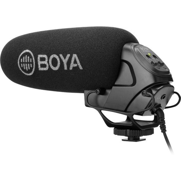BOYA - Super Cardioid Directional On Camera Shotgun Microphone Semi-Pro - Picture 1 of 4